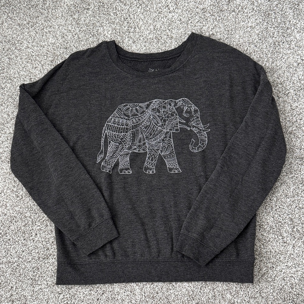 Elephant Crewneck Sweater